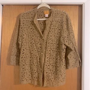 Ruby Rd. Lace pattern copper color